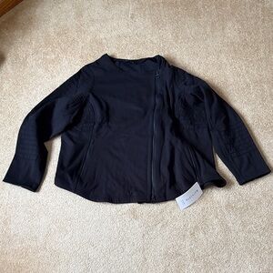 Athleta black Blazer moto jacket 3X NWT